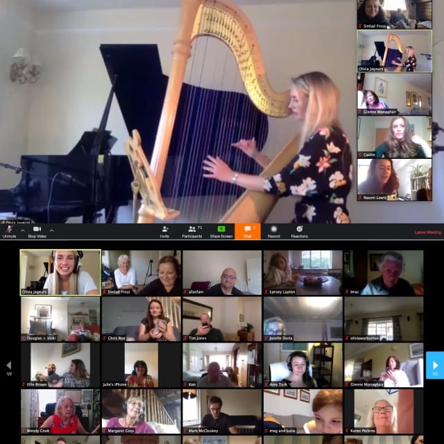 Harp concert online
