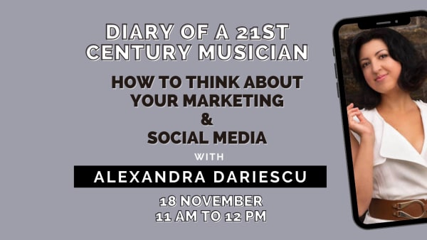 Diary of a 21st Century Musician: Alexandra Dariescu
